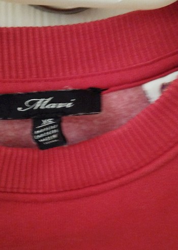 Kırmızı Erkek Sweatshirt Uzun Kollu Sweat - Görsel 2