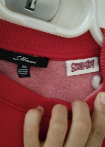 Kırmızı Erkek Sweatshirt Uzun Kollu Sweat - Görsel 3