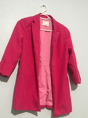 Bershka pembe blazer ceket