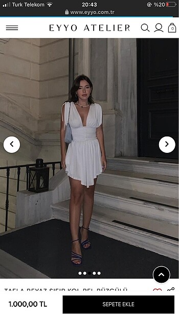 Diğer Eyyo butik beyaz elbise
