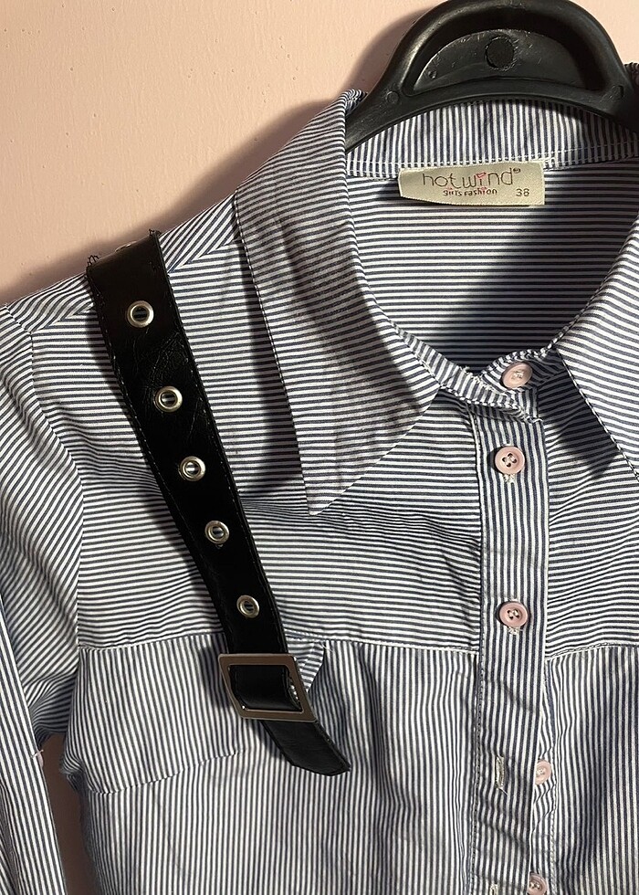 Crop gömlek - Görsel 3