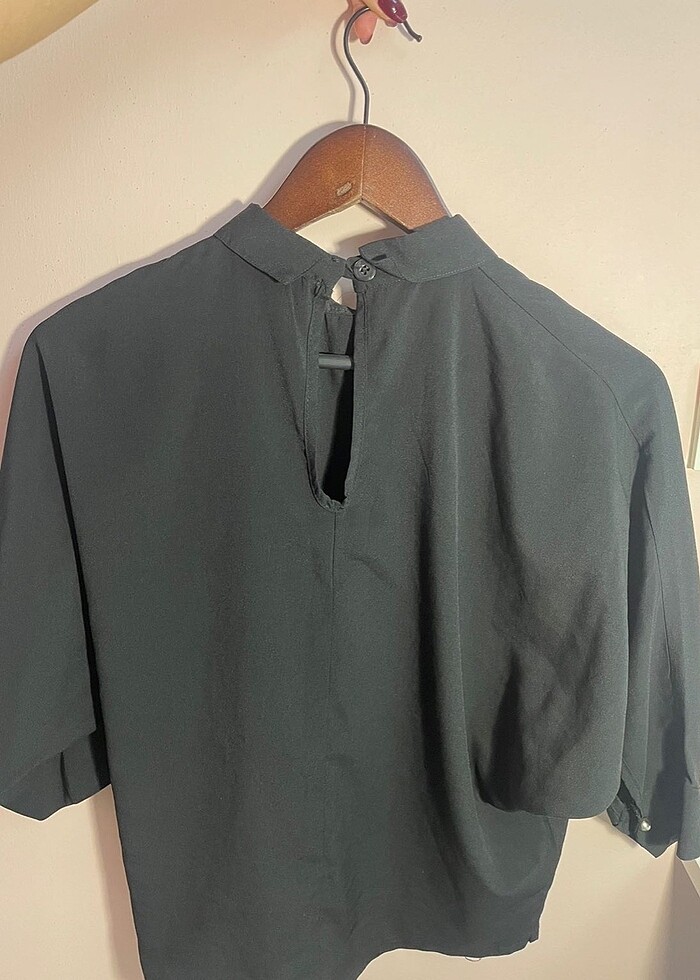 gömlek yakalı bluz - Görsel 2