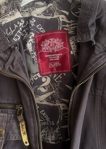 Mor Kemerli Denim Kadın Ceket - Görsel 2