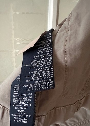 Tommy Hilfger Orijinal Bej Kadın Keten Blazer Ceket - Görsel 8