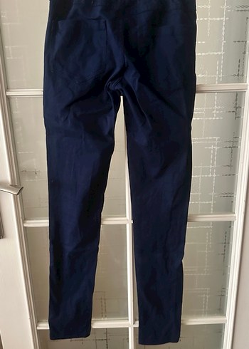 Kadın Lacivert Skinny Kot Görünümlü Pantolon - Görsel 3