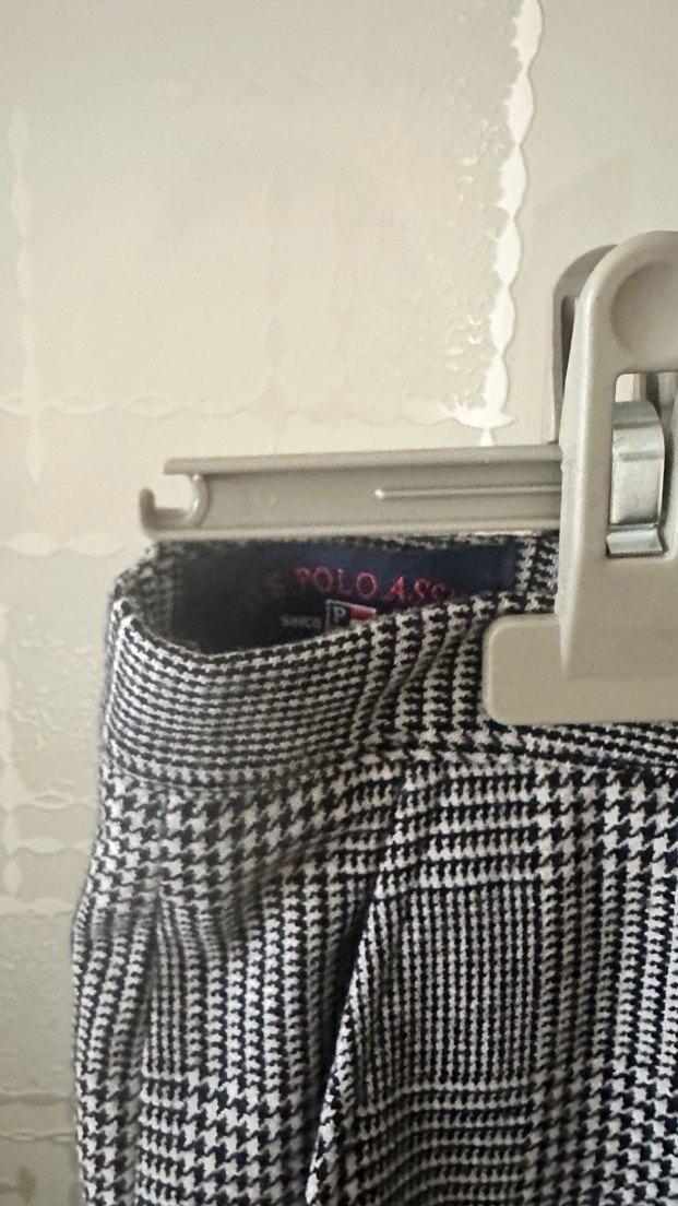 Gri Ekose Pilili Kadın Kumaş Pantolon-Yündür - Görsel 2