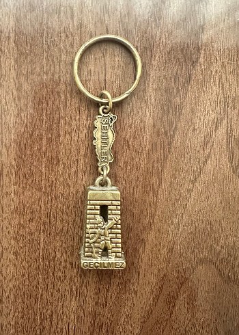 Gold Renkli Çanakkale Temalı Anahtarlık - Görsel 2