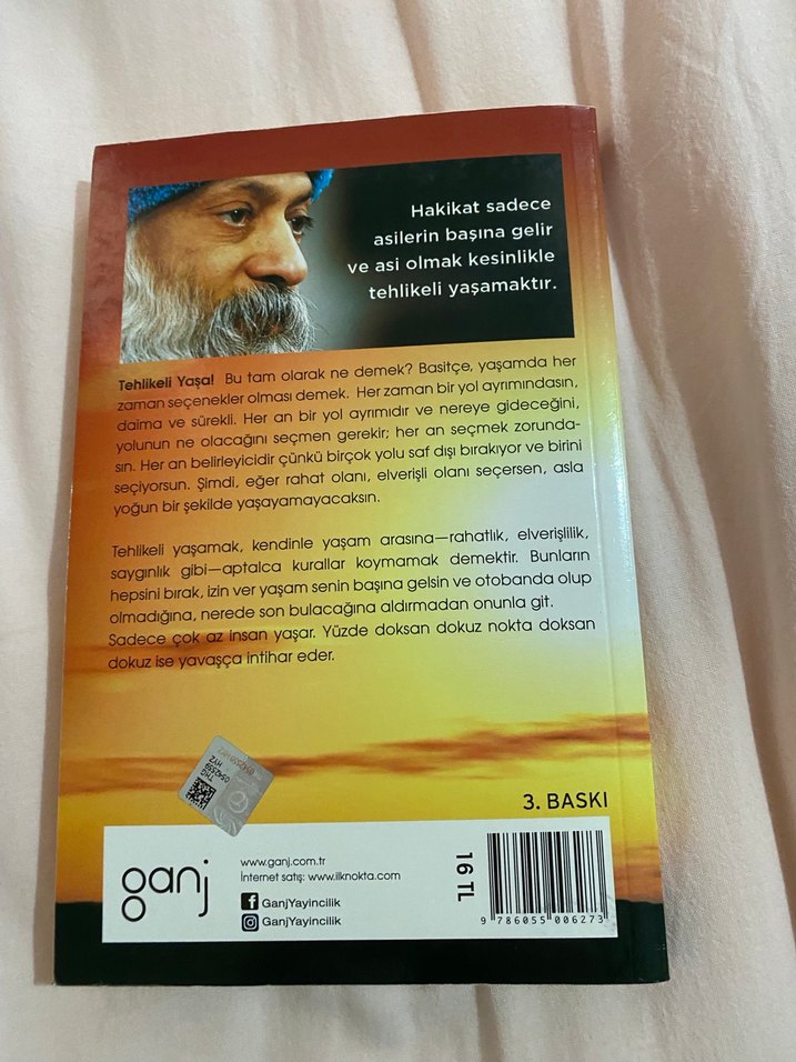 Osho - Tehlikeli Yaşamak kitap - Görsel 2