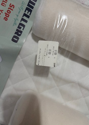 Bebek Reflü Yatağı Beyaz Desenli - Görsel 2