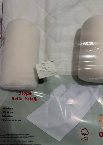 Bebek Reflü Yatağı Beyaz Desenli - Görsel 3