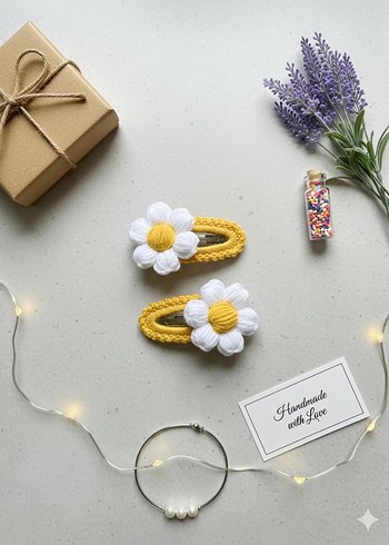 Papatya Çocuk Toka Seti - Görsel 2