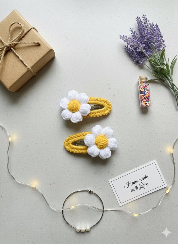 Papatya Çocuk Toka Seti - Görsel 2