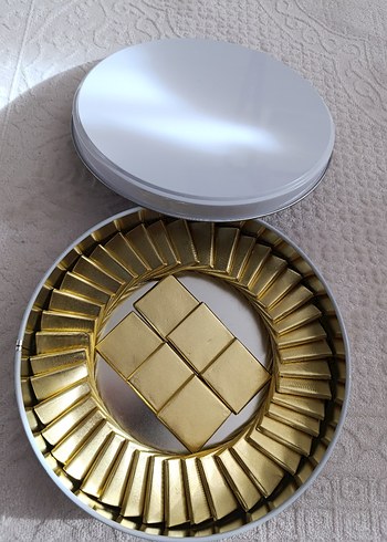 Baskısız Madlen Çikolata Metal Kutu + 50 çikolata - Görsel 4