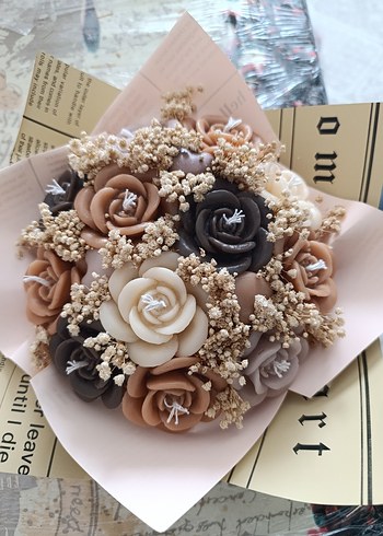 Orta boy mum buketi - Görsel 6