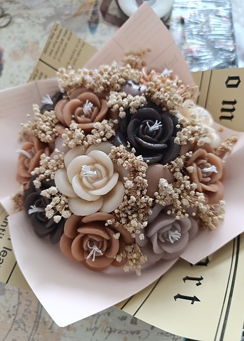 Orta boy mum buketi - Görsel 5