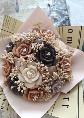 Orta boy mum buketi - Görsel 7