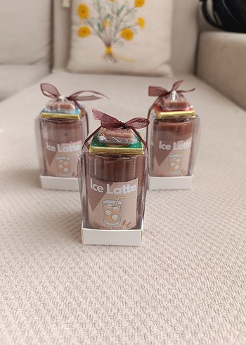 Buzlu Latte Görünümlü Mum Seti - Görsel 5