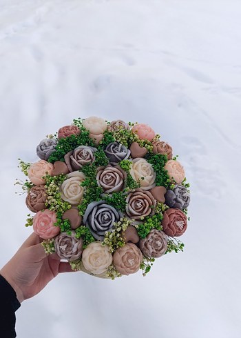 Bohem Tarzı Çiçek Aranjmanı Hediyesi - Görsel 5