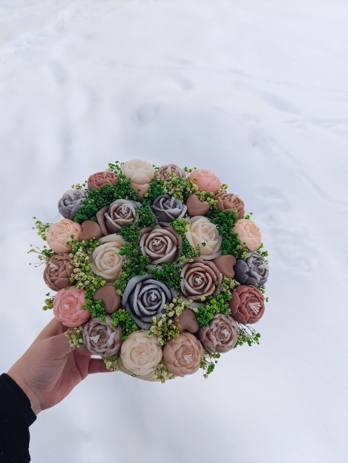 Bohem Tarzı Çiçek Aranjmanı Hediyesi - Görsel 5