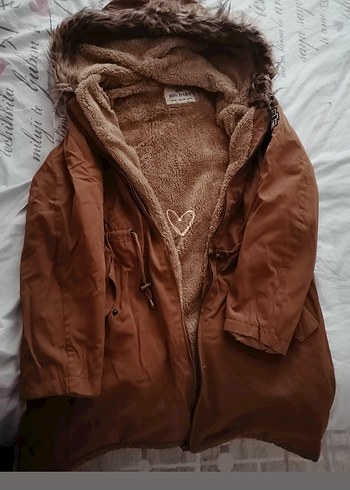 Kahverengi Kürklü Uzun Kadın Kaban - Görsel 3