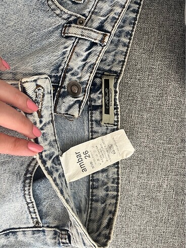 Zara Yüksek bel kot şort