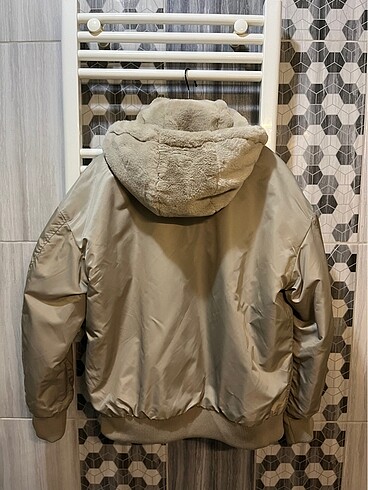 Zara ZARA ÇİFT TARAFLI BOMBER/PELUŞ CEKET