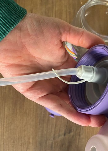 Mor Uzay Temalı Çocuk Matara - Görsel 3