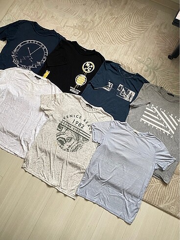 LC Waikiki 7adet erkek tshirt ü