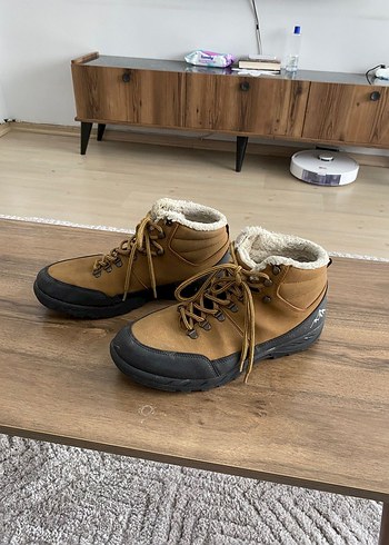 Kürklü Kahverengi Erkek Outdoor Botu