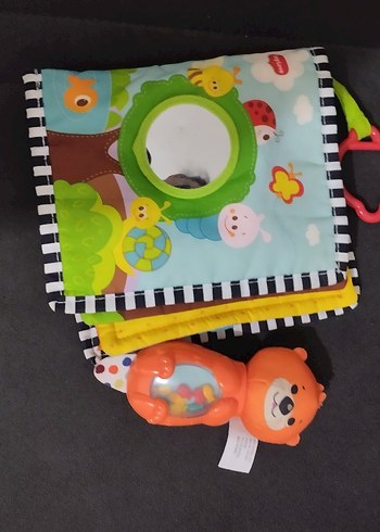 Renkli Bebek Eğitici Kitap ve Oyuncak