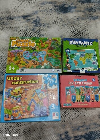 Diğer 4lü puzzle seti
