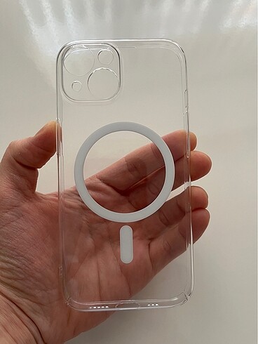 İPhone 15 MagSafe Uyumlu Şeffaf Kılıf