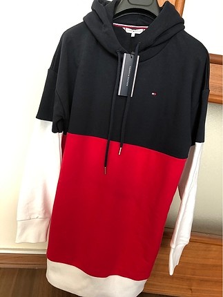 Tommy bayan uzun boy hoodie
