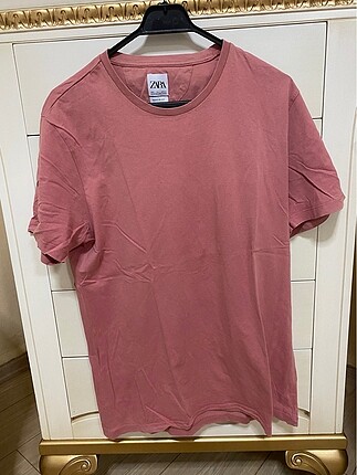 Zara erkek pembe tshirt