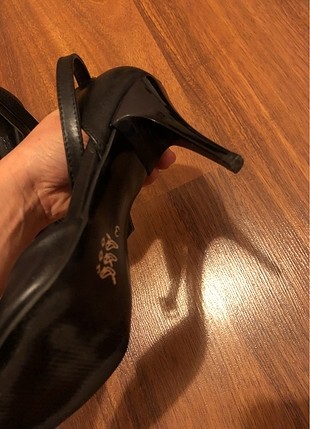 Stiletto bilekten bağlamalı ayakkabı