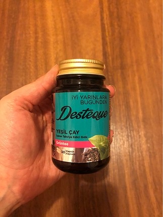 Yeşil çay kapsülü