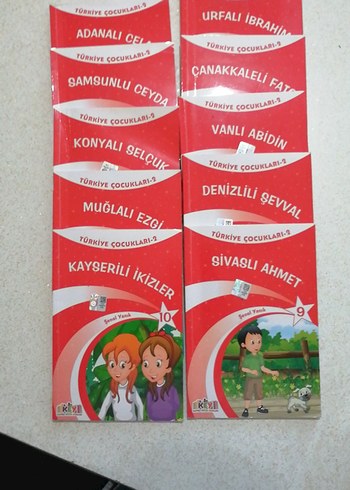 Türkiye Çocukları 2 Seti - 10 Kitap