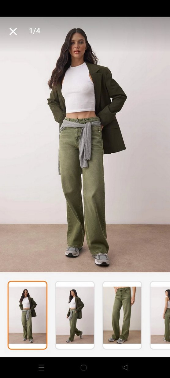 yeşil pantolon - Görsel 2