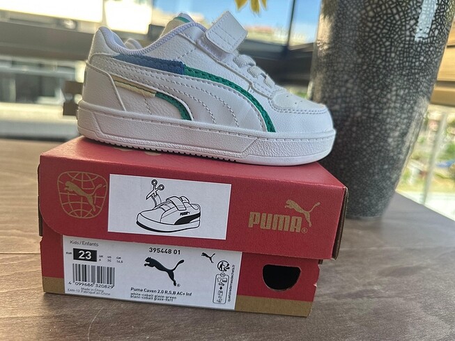23 Beden beyaz Renk Puma Spor ayakkabı