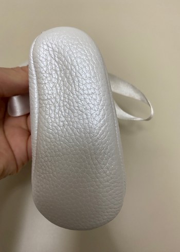 Kız Çocuk Beyaz Fiyonklu Balerin Ayakkabı - Görsel 4