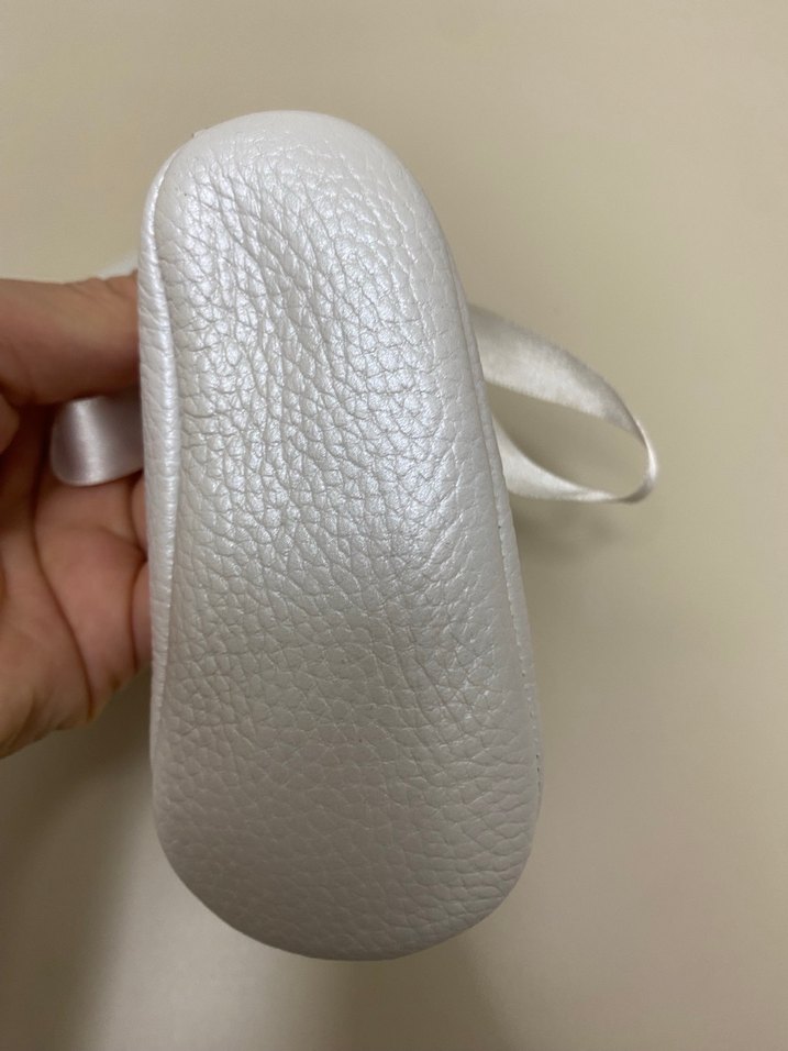 Kız Çocuk Beyaz Fiyonklu Balerin Ayakkabı - Görsel 4