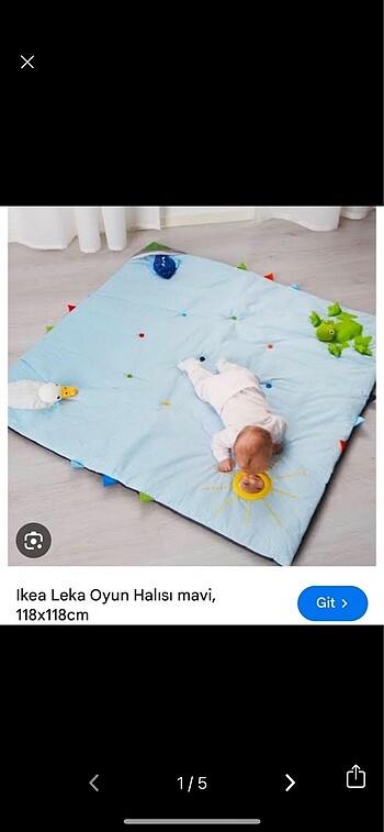 Ikea leka oyun halısı