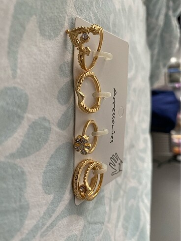 Accessorize 6lı yüzük seti