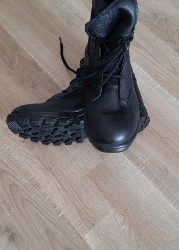 44 Beden siyah Renk Siyah Kamuflaj Desenli Bağcıklı Erkek Biker Bot