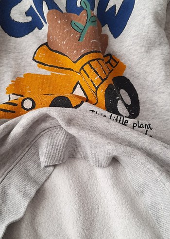 Gri Erkek Çocuk Baskılı Sweatshirt - Görsel 4