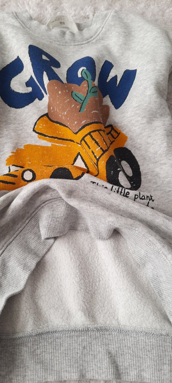 Gri Erkek Çocuk Baskılı Sweatshirt - Görsel 4