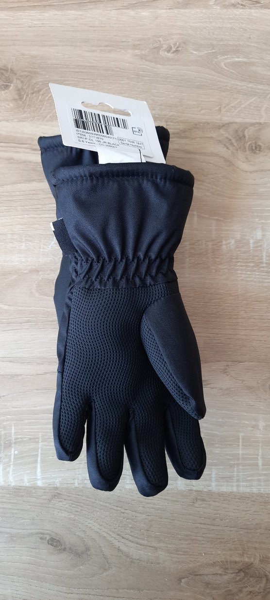 Decathlon Çocuk kayak eldiveni Siyah Street Wear Eldiven - Görsel 3