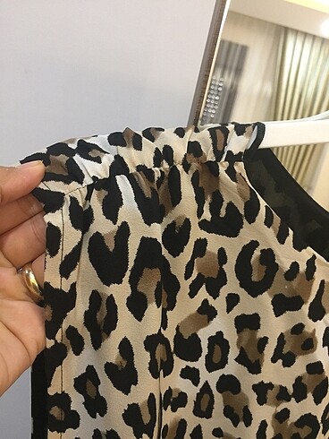 40 Beden çeşitli Renk Leopar elbise