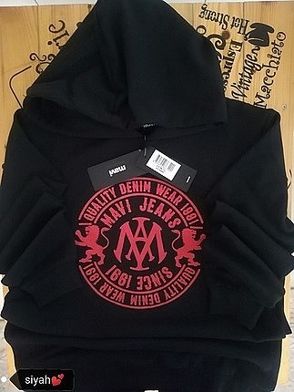 etiketli sweatshirt 
