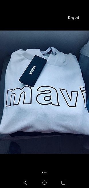 etiketli sweatshirt 